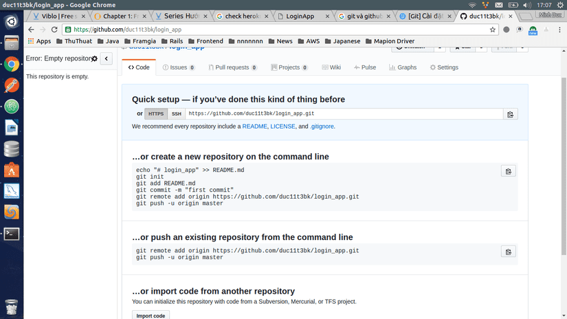 Series Hướng Dẫn Lập Trình Ruby on Rails (Phần 7) - Deploy App On Heroku 4