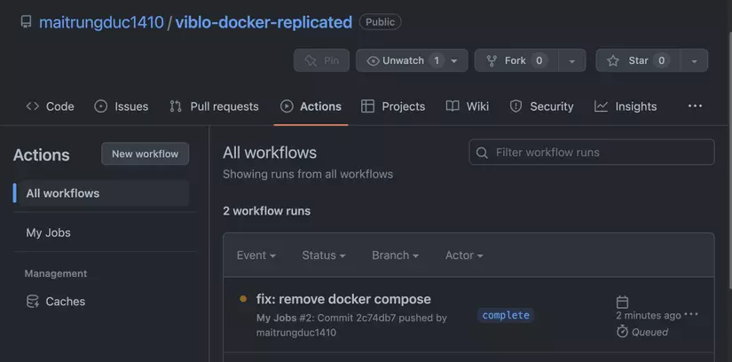 Deploy Github Self Host Runner với Docker Compose dùng Replicated Mode 12