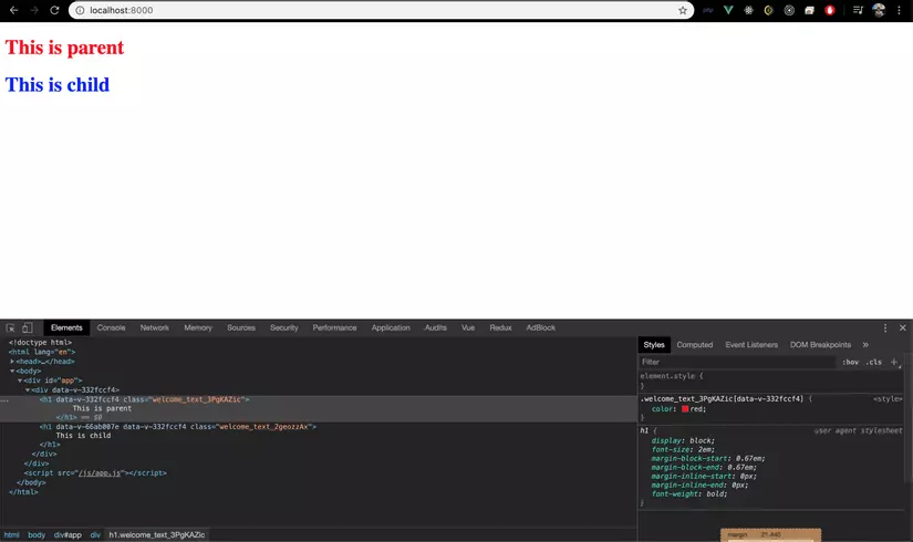 Bài 15: Scoped CSS trong VueJS và các kĩ thuật liên quan 4