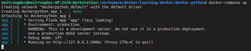 Dockerize ứng dụng Python, Flask 2