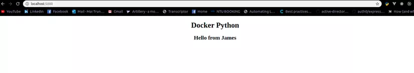 Dockerize ứng dụng Python, Flask 4