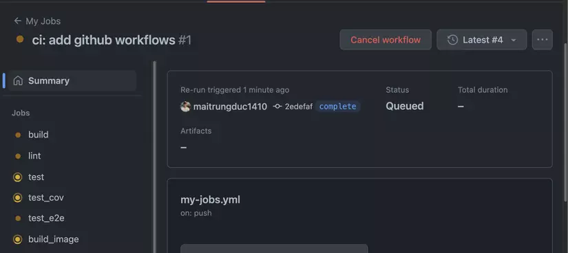 Deploy Github Self Host Runner với Docker Compose dùng Replicated Mode 13