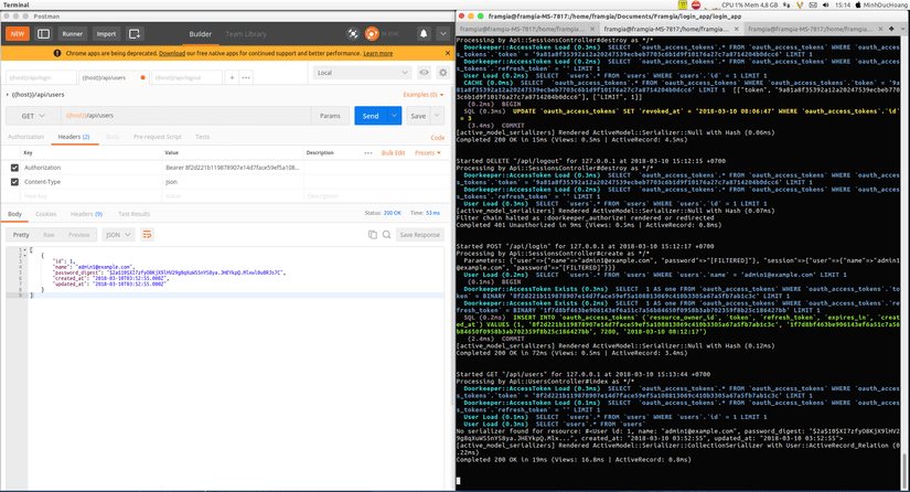 Series Hướng Dẫn Lập Trình Ruby on Rails (Phần 9) Hướng dẫn xây dựng ứng dụng API đơn giản với gem doorkeeper 4