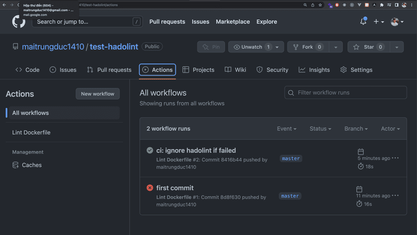 Lint Dockerfile với Hadolint 6