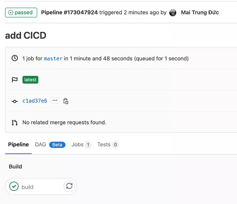 Nhập môn CICD với Gitlab 12
