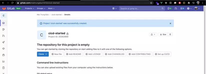 Nhập môn CICD với Gitlab 3