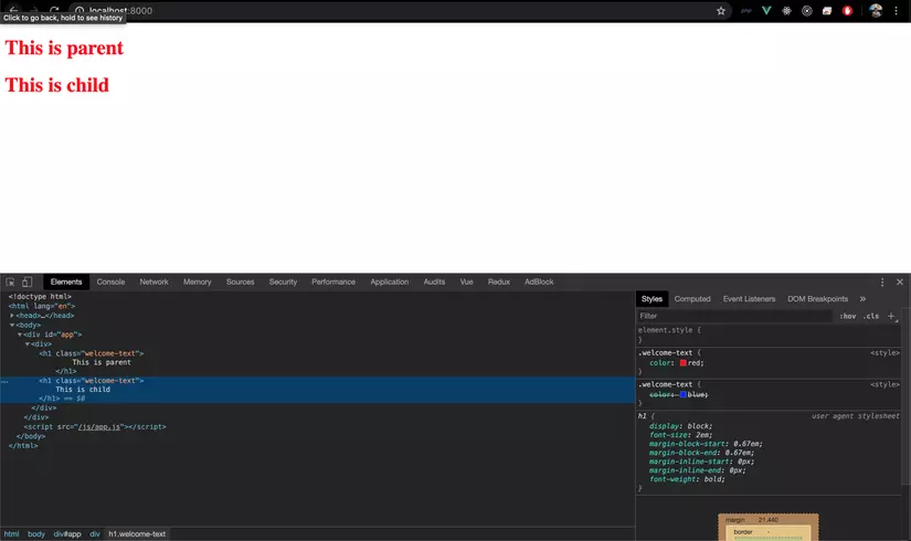 Bài 15: Scoped CSS trong VueJS và các kĩ thuật liên quan 1
