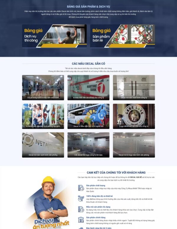 Thiết kế website bán decal (HIBU17770) 6
