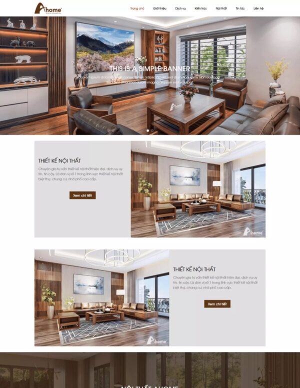 Thiết kế website nội thất (KISO17800)
