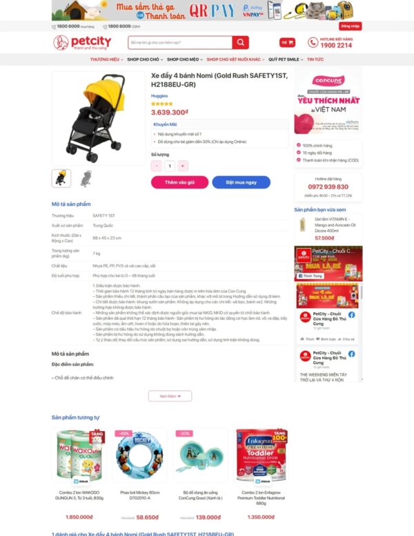 Thiết kế website bán tạp hoá online (HIBU17685) 6