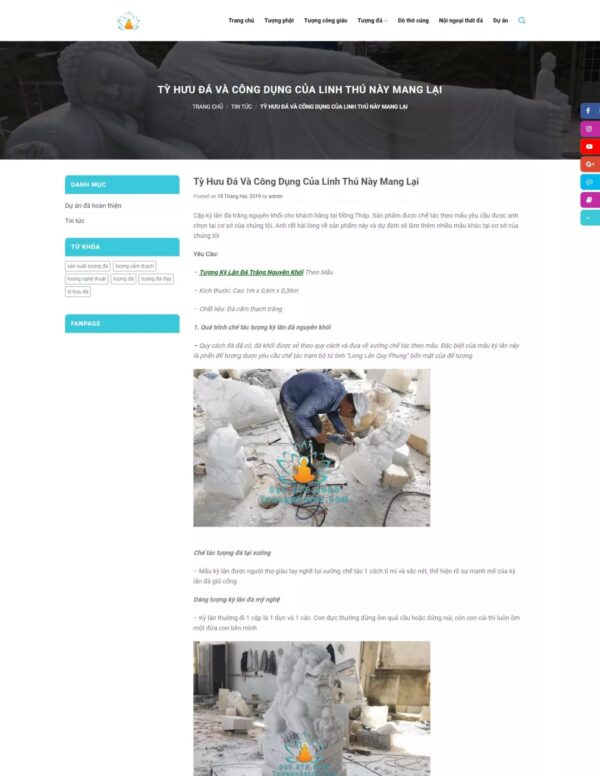 Thiết kế website bán tượng phật (HIBU17877) 6