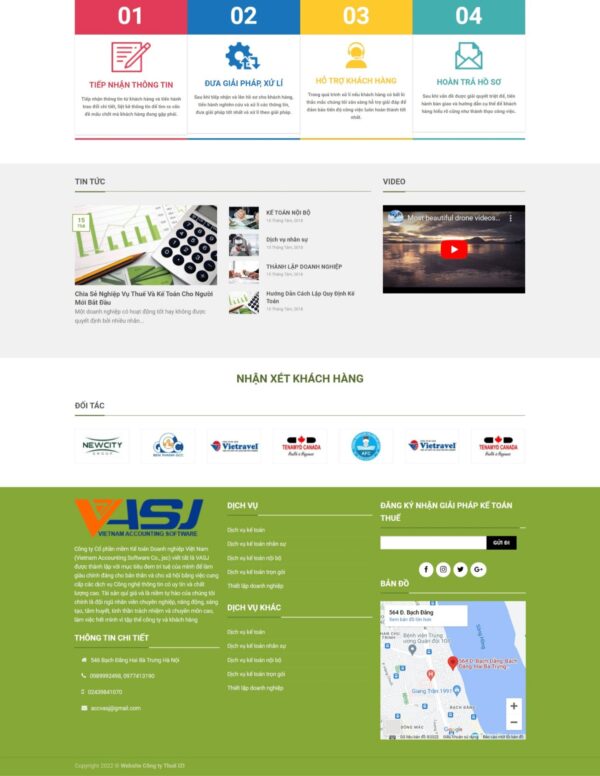 Alternative view of Thiết kế website công ty kế toán (HIBU17867)