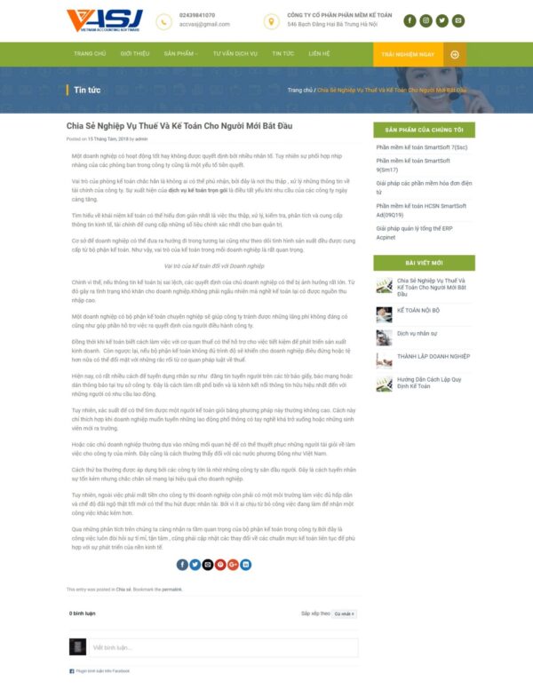 Thiết kế website công ty kế toán (HIBU17867) 6