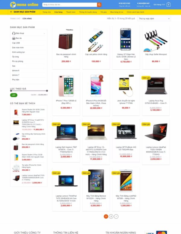 Alternative view of Thiết kế website điện máy xanh (HIBU17905)