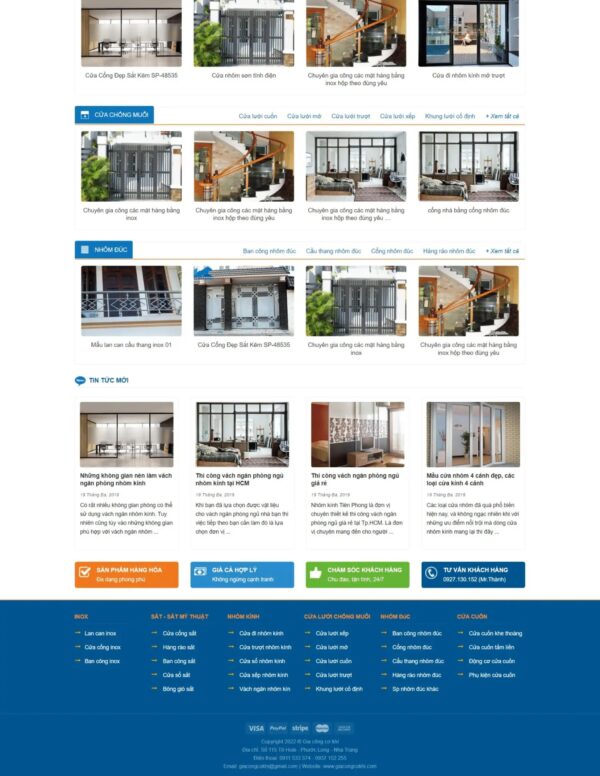 Alternative view of Thiết kế website gia công cơ khí (HIBU17845)