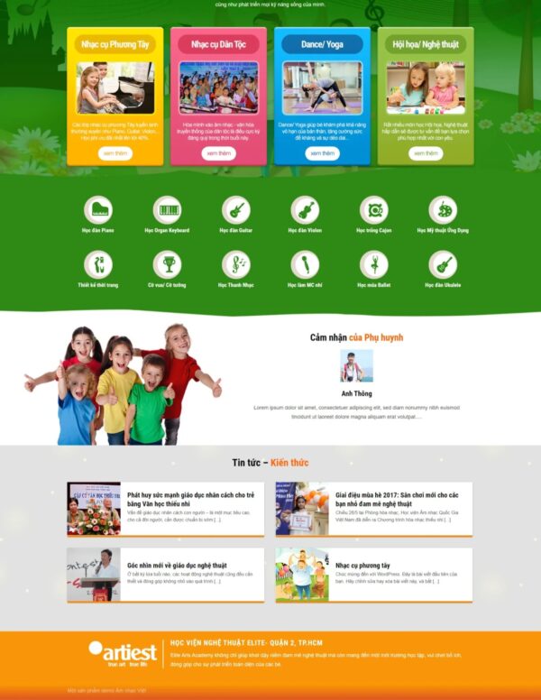 Alternative view of Thiết kế website gia sư (HIBU17934)