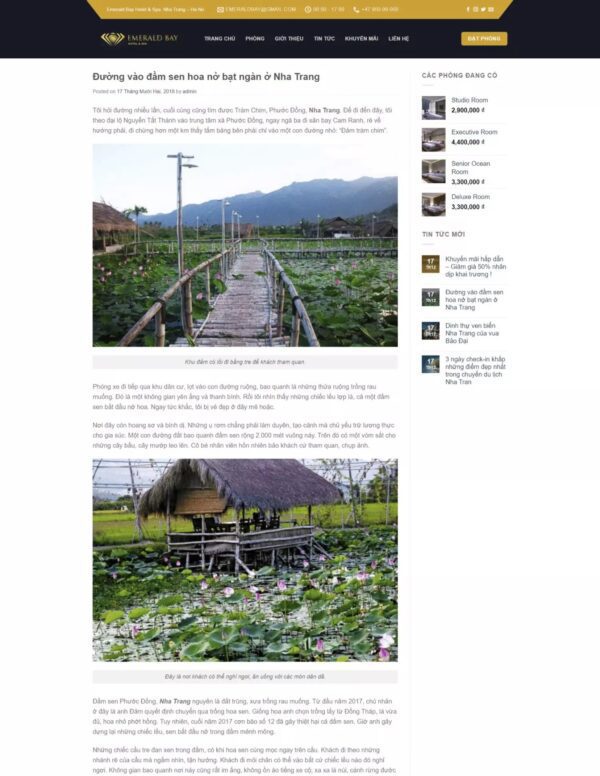 Thiết kế website khách sạn (HIBU17899) 9