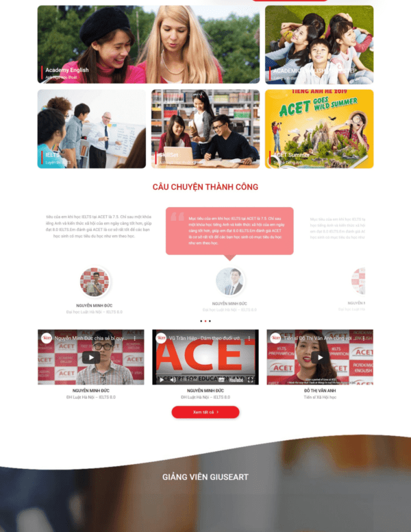 Thiết kế website trung tâm Anh Ngữ (HIBU18087) 12