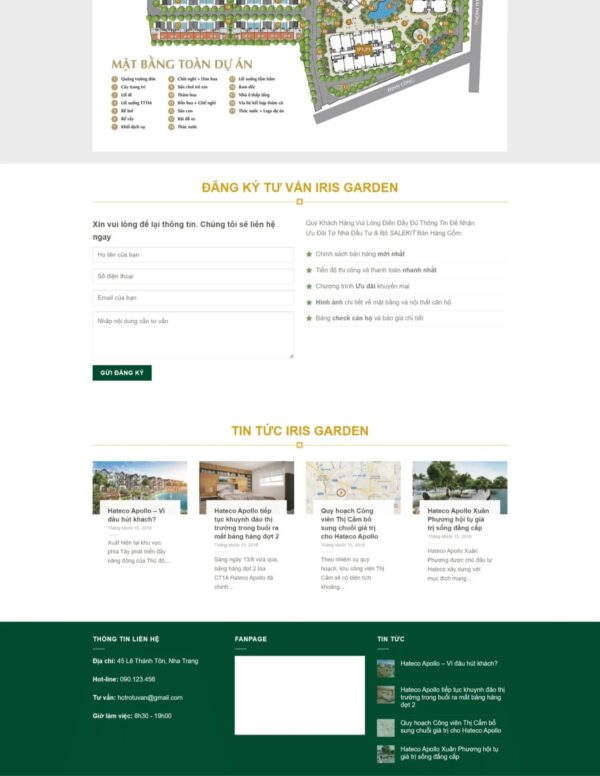 Alternative view of Thiết kế website bất động sản (HIBU18035)