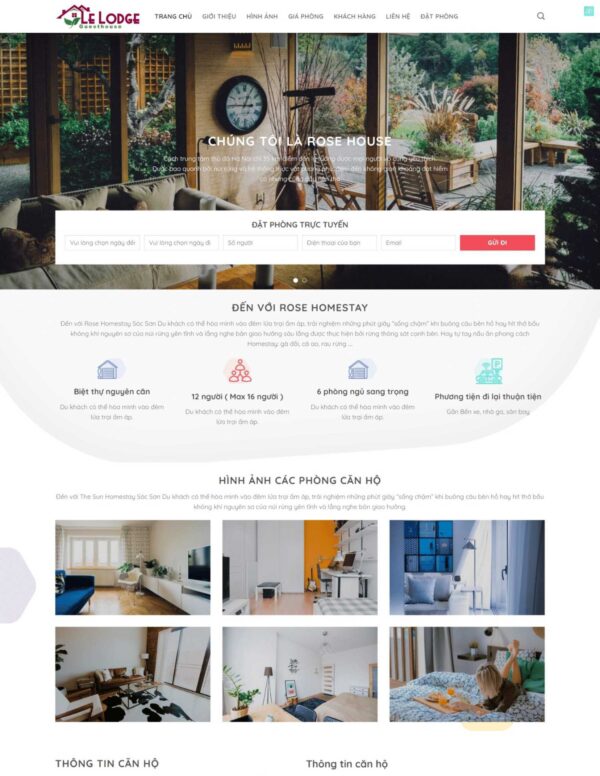 Thiết kế website giới thiệu khách sạn