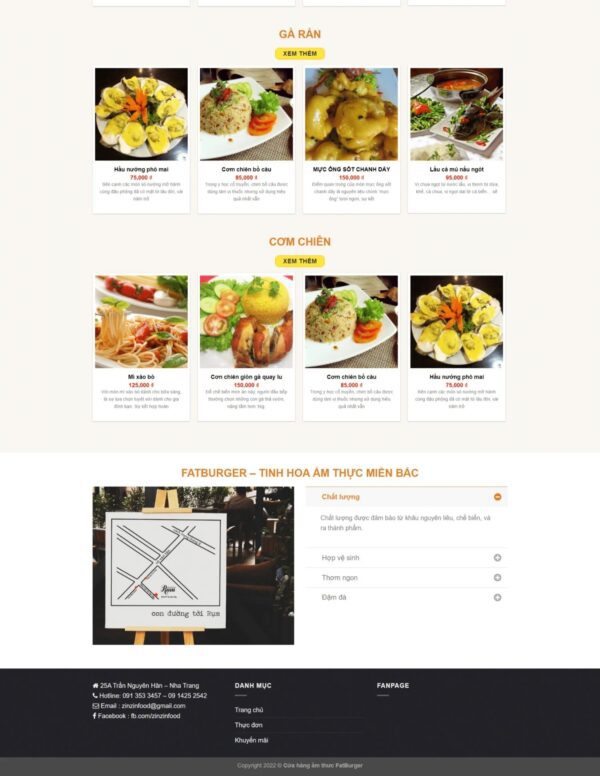 Alternative view of Thiết kế website nhà hàng ẩm thực Fatburger (HIBU18153)