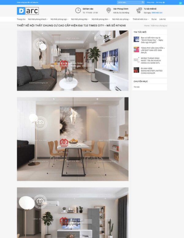 Thiết kế website bán nội thất