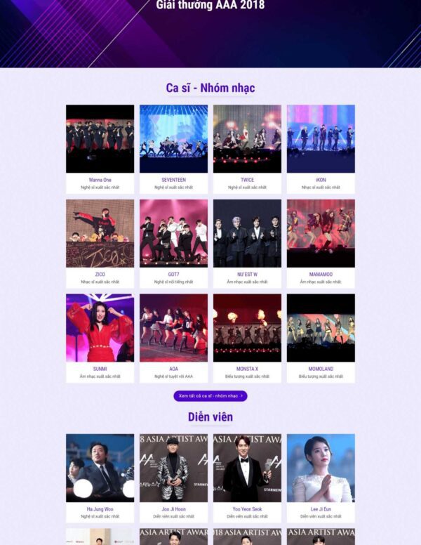 Alternative view of Thiết kế website sự kiện (HIBU18052)