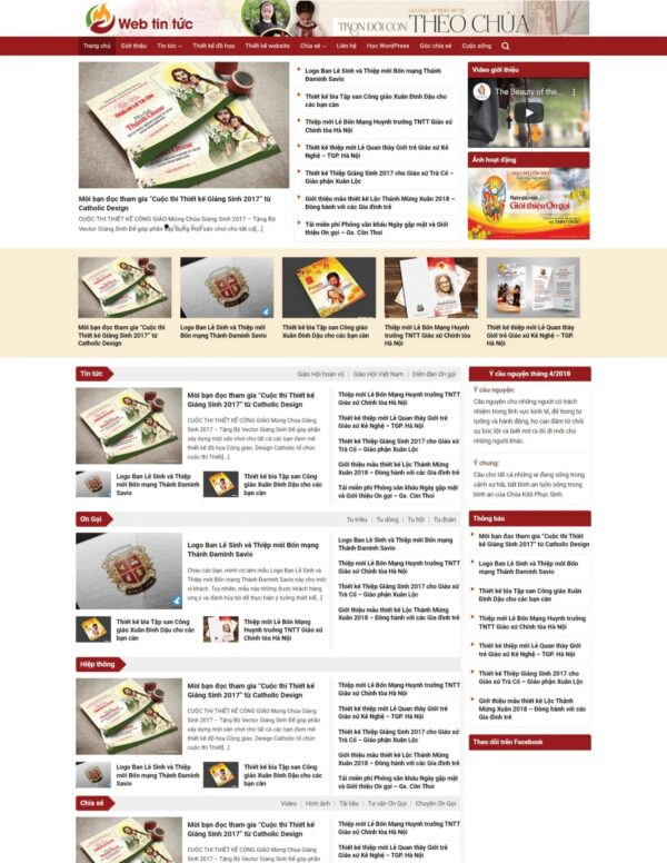 Thiết kế website tin tức