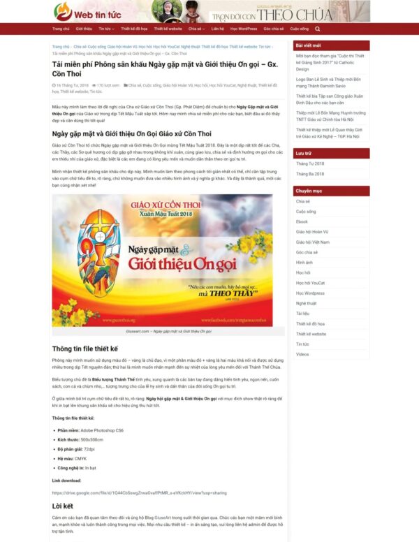 Alternative view of Thiết kế website tin tức (HIBU18073)