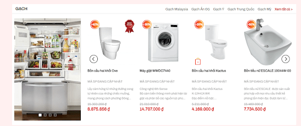 Thiết kế website bán thiết bị vệ sinh Ritavo (KISO18215) 9 website bán thiết bị vệ sinh